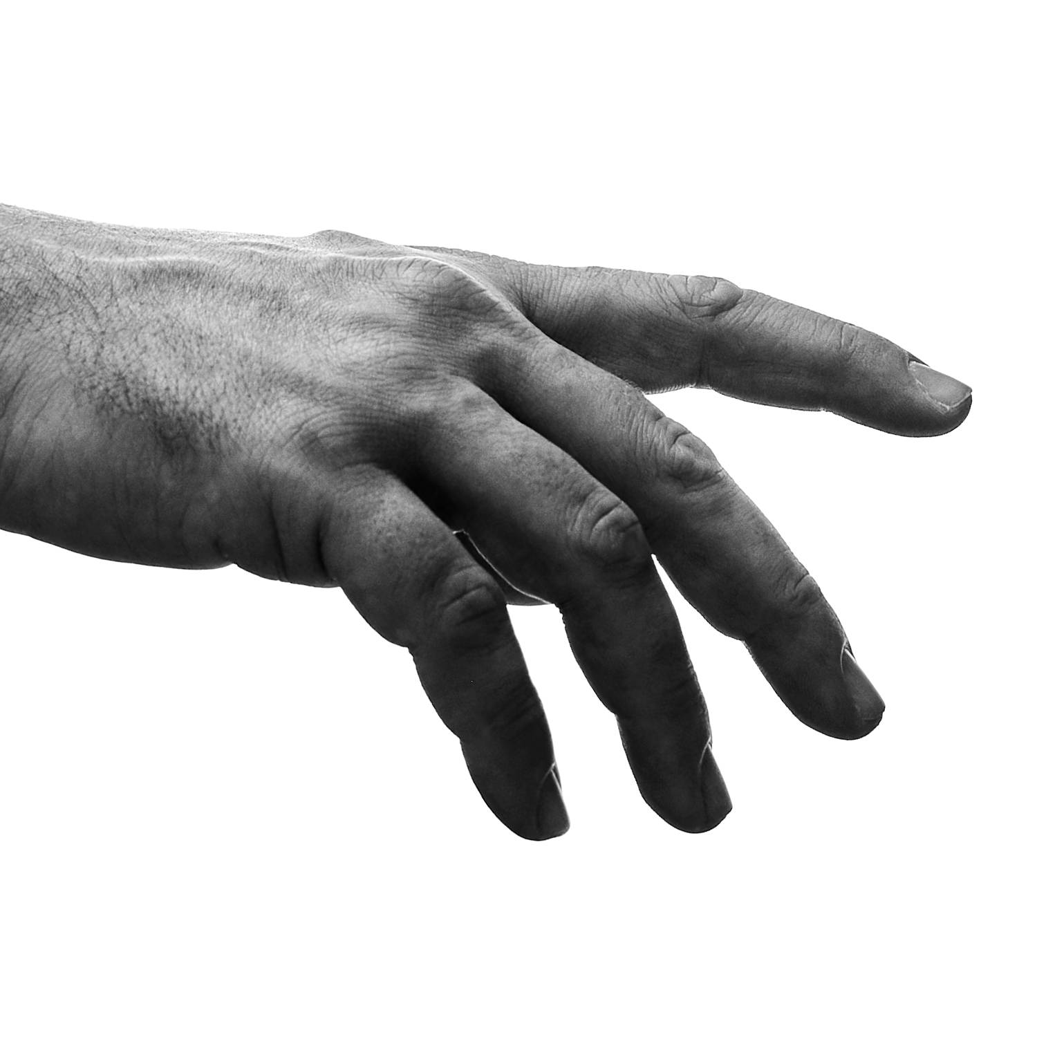 Hand graphic left
